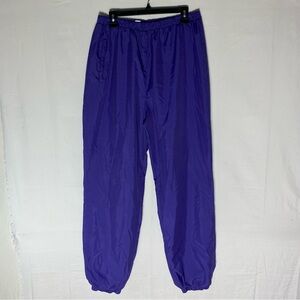 Vintage 90s Sunice Purple Track Pants Activewear Gorpcore XL Retro Activewear